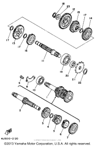 YSR50B Трансмиссия
