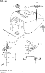 VL1500B Fuel Tank (Vl1500Bl4 E28)