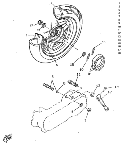 CW50RS Переднее колесо