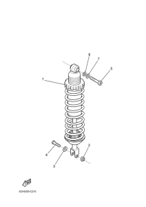 TT600RE Задняя подвеска