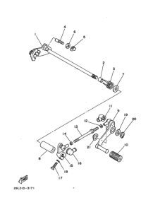 RZ350RR ｼﾌﾄｼﾔﾌﾄ
