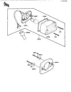  Taillight unit ass`y