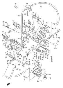 RGV250 Carburetor assy