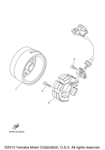 TTR125LEW Генератор