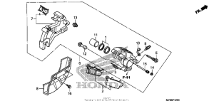 XR650L Задний суппорт