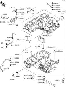 ZG1200 Картер двигателя