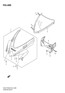 GSX-R750 Cowling body