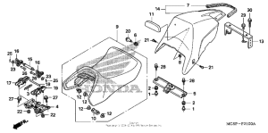 ST1300P (ABS) Сиденье
