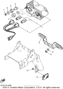 FZR1000GC Фонарь