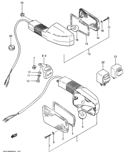 GSX750 Поворотники