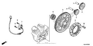 VT750C2B Муфта стартера