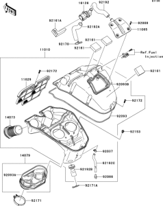 EX650 Воздушный фильтр