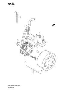 RM-Z450 Зажигание