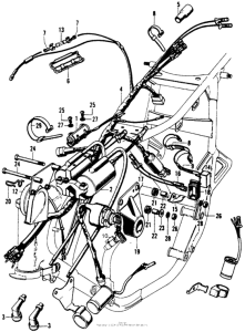 CB450 Wire harness + ignition coil