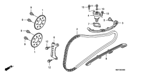 FJS400 Цепь грм / натяжное устройство