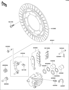  Передний тормоз