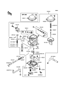 VN400 Карбюратор