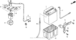 CB750 Аккумулятор
