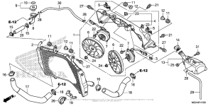 VFR1200X (DCT) Радиатор