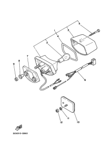 XT250T ﾃｰﾙﾗｲﾄ