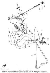 YZ490U Подножки