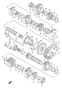 RGV250 Трансмиссия