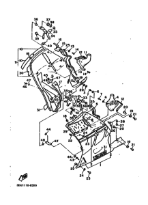 FZR1000 FZR1000U Cowling comp