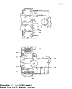 KZ1000 Crankcase bolt & stud pattern
