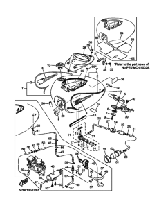 XVS1100 XVS1100T Tank fuel