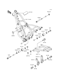 KDX125 Frame fitting
