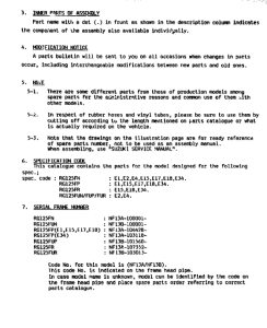 RG125 Catalog preface