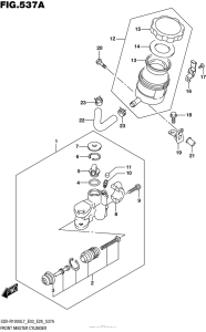GSX-R1000 Главный тормозной цилиндр