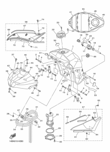 YZF-R1R ( RaceBase) Fuel tank assy
