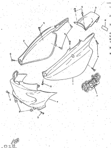 CW50RS Боковые обтекатели