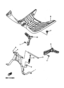 CW50T CW50TA Support & repose pied