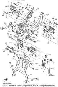 GTS1000AF Подножки