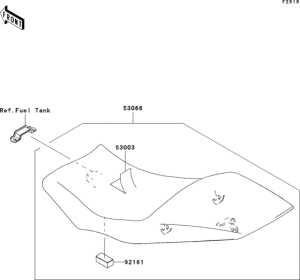 ER650 Сиденье