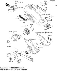 KZ1100 Наклейки