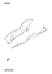 UH150 Side leg shield