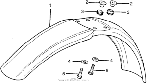 CR125 Переднее крыло