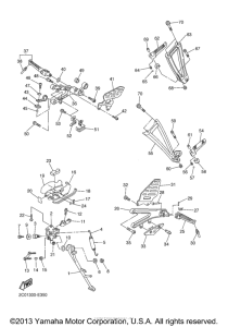 YZF-R6 Подножки