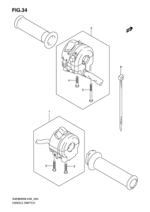GSR600 Рулевой переключатель