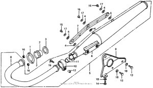 CB125S Muffler 76,78