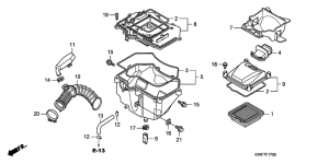 CBF125M Воздухоочиститель