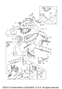 XVS11ATW Топливный бак