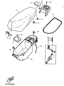 CW50RS Сидение