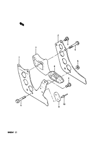 RM80 Направляющая цепи