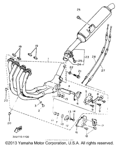 FZR600REC Выхлопная система