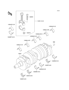 ZX500 Коленвал
