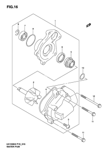 UH150 Водяная помпа
